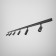 LED module for the track system Elektrostandard, Module System, 1285x30x144 mm, 24W, LED, 2150LM, 3000K, black color black