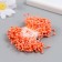 Stamens for flowers "droplets gloss Orange" set 300 pcs length 6 cm