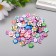 Decor for creativity plastic "Flower" set 20 grams mix