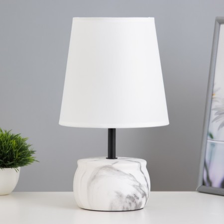Enel table lamp E14 40W white-gray 18.5x18.5x32 cm Risalux