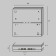 Technical DRC034-8-W wireless control panel, 9.1x8.6x1.5 cm, white color