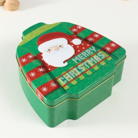 Casket Metal "New Year's sweater" MIX 17x16.5x6.5 cm-2