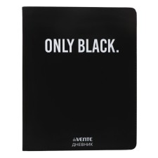 Universal diary for the 1-11 grade 1-11 ONLY BLACK, integral cover, artificial leather, silkography, lies, 80 g/m2