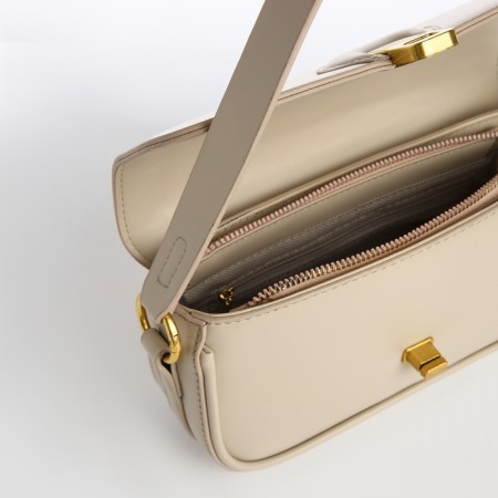 Female bag Textura, small size, color gray-beige-7