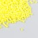 Set of beads "needlework" plastic, diameter 3 mm, 25 g, yellow