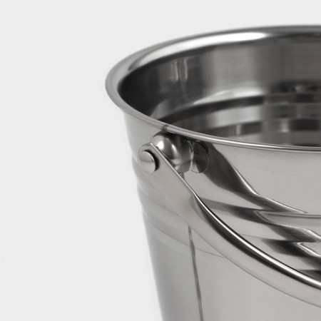 A stainless steel bucket “Classic”, 18.5 × 17.5 × 16 cm-4