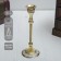 Climber "Statue" for 1 candle, brass 6.5x6.5x18 cm
