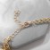 The necklace "Dino" with pendants, color in gold, 40 cm