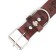 A collar with a base made of thermoplastic rubber with a paw embossing, 58 x 2.7 cm