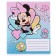 A set of notebooks 10 pieces, 12 sheets, in a cage, cover coated cardboard, Minnie Mouse