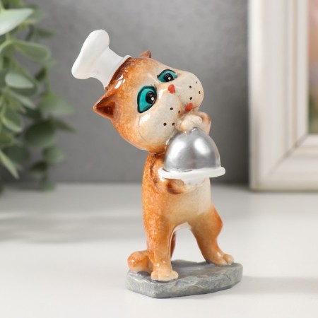 Souvenir Polystone Lac "cat chef" 6x5.5x10.5 cm-1