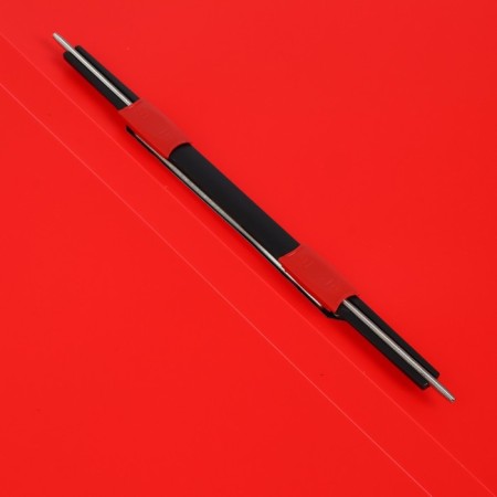 A folder with an A4, 500 μm plastic heater, a root of 14 mm, calligrata, up to 100 sheets, red-4