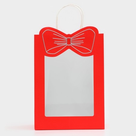 Gift package with the eye "Bant", 30 x 22 x 14, red-2