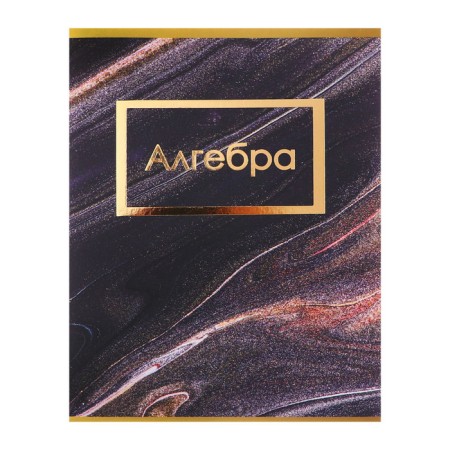 A set of object notebooks Calligata TOP "Dark marble", 48 sheets, 10 items, with reference material, covered cardboard, SoftT-Touch covering with gold foil, offset block-5