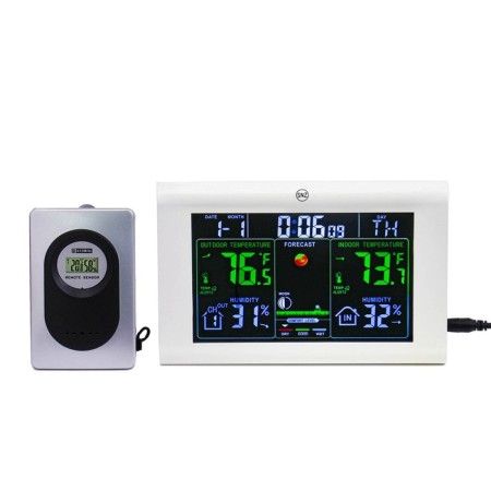 Electronic watches with a weather station, with a wireless external sensor 16.7x11.2x2.3 cm