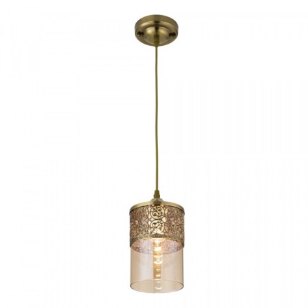 Suspended lamp Citilux "Emir" CL467013, 11.5x1.5x28 cm, 1x75W, e27, brown color