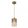 Suspended lamp Citilux "Emir" CL467013, 11.5x1.5x28 cm, 1x75W, e27, brown color