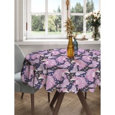 The tablecloth “Night Unicorn”, Round, Saten, D = 150 cm