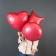Foil ball 18 "Star" Coral Makaruns "