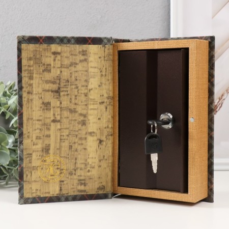 Safe Brush Tree to the leatherette "Retro camera with flowers" 21x13x5 cm-3