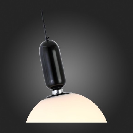 Suspension lamp ST LUCE. SL1220.403.01. Rietta. 1x60 W, E27, 25x25x43 cm, black color-4