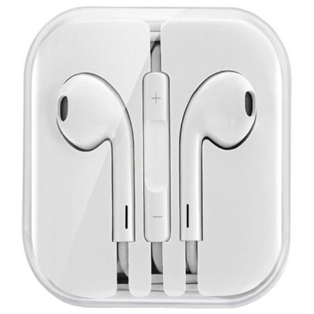 Hoco M1 headphones, wired, inserts, microphone, jack 3.5, 1.2 m, white-1
