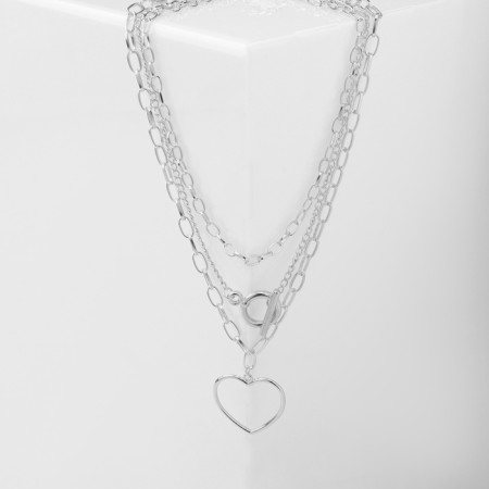 Assorted Pendant Cupid, Silver Color, 45cm