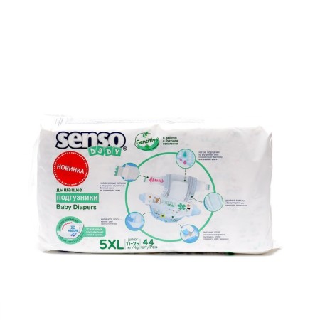 Disasters for children Senso Baby Sensitive 5 XL Junior (11-25 kg), 44 pcs.-1
