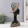Souvenir Polystone Bust "African in a white hat with flowers" 19x5.5x33 cm