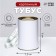 White tube 73x110 mm (90 mm inner height), cardboard, metal cover