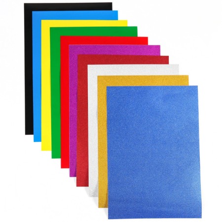 Complete-colored paper, with sparkles, A4, 10 sheets, 10 colors, coated, one-sided, in a package, 80 g/m², spider-person-1