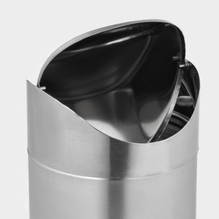 Garbage bucket made of stainless steel "Classic", 12 × 12 × 16 cm-2