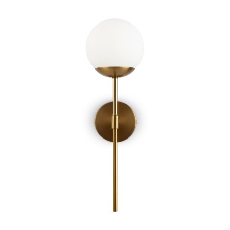Wall lamp 60W, 1HE27, 42x13 cm, brass-1