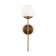 Wall lamp 60W, 1HE27, 42x13 cm, brass