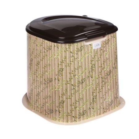 Country toilet, h = 36 cm, without a bottom, with holes for attaching to the floor, beige-3