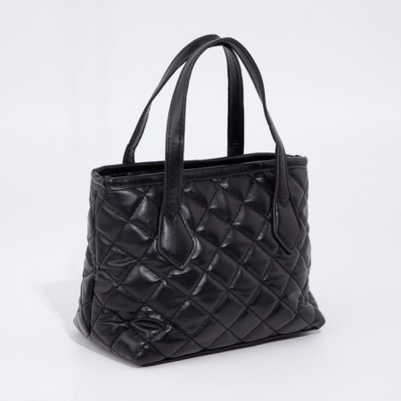 Bag Female Tout with zipper, black color-1