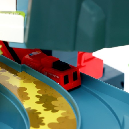 Auto traffic "dinosaur", sound effects, smoke effect-17