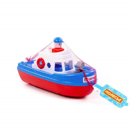 Rescuer boat, white-blue color-5