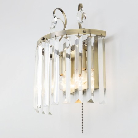 Lamp Citilux "Inga" CL335323, 25x30.5 cm, 2x60W, E14, brown color-20