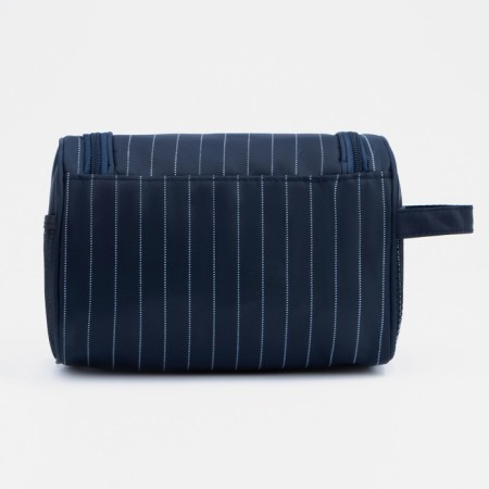 Lightning cosmetic bag, external pocket, blue color-1