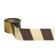 Fencing tape 100 m, black and yellow, width 7.5 cm, thickness 50 μm