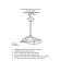 Suspended chandelier Diana LED 4000K 40W