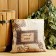 A pillow from Caucasian herbs based on oak and eucalyptus leaves, mix, 27 × 27 cm