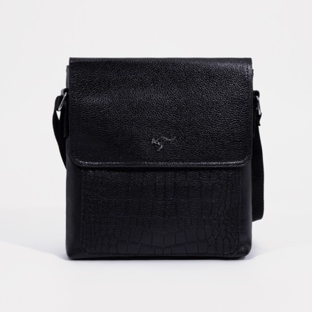 Male bag, black color-1