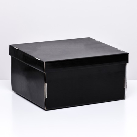 Folding box, black, 31.2 x 25.6 x 16.1 cm-2