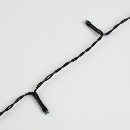 Garland “thread” 5 m, IP44, dark thread, 50 LED, glow of multi, 2 modes, solar battery-4