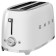 Toster SMEG TSF02WHEU, 1,500 watts, 2 compartments, 6 fry modes, defrosting, white