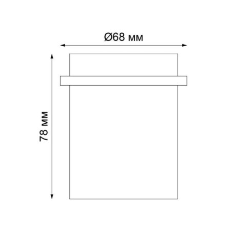 Lamp Butt, 50 watts, GU10, black color, d = 63mm-1