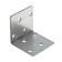 Fixed corner 40 x 40 x 40 x 2 mm, galvanized