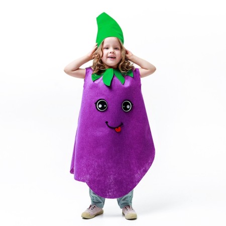 Carnival set "Cool eggplant", felt-2